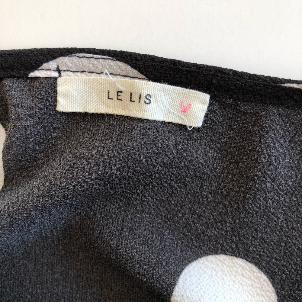 Le Lis Polka Dot Blouse - Picture 4 of 5
